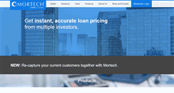 Desktop Screenshot of mortech.com
